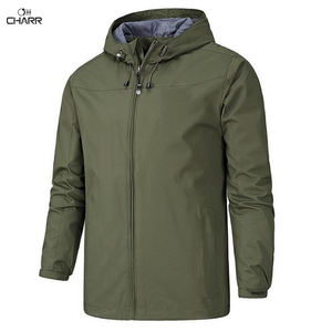 แจ็กเก็ตกันลมแฟชั่นผู้ชายสำหรับนักเรียนและออกกำลังกายผ้าแคนวาสแบบหลวมมีปกสำหรับฤดูหนาว - Product Image 6