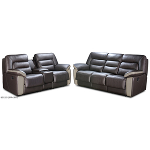 Sofá reclinable BIS 103, muebles modernos para el hogar, diseño Modular de tela de cuero genuino, 3 + 2 + 1, salón, Malasia - Product Image 1