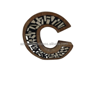 De Madera de Mango W alfabeto resina de incrustación - Product Image 5