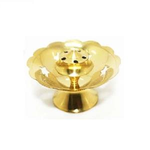 Hot Selling Whole Sale Brass <b>Incense</b> <b>Stick</b> <b>Holder</b> with Ash Collecting Base Hindu Religious Pooja Agardan for Home and Temple - Product Image 6