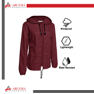 Veste coupe-vent de sport à manches longues pour femmes Production en vrac Dames Vestes coupe-vent d'hiver en bas quantité minimale de commande - Product Image 5