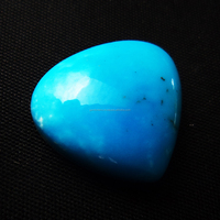 Turquoise naturelle en forme de poire, cabochon, prix de gros, pierres précieuses, turquoise bleue, pierres semi-précieuses, pierres précieuses en vrac, GEMFORTE INC