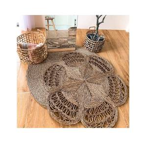 Napperon en paille ronde naturelle, pour décoration de la maison, vaisselle, 1 pièce, offre spéciale - Product Image 5