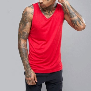 Custom Made 100% Cotton Knitted <b>Men's</b> Fitness Tank Tops Breathable Quick Dry Eco-Friendly Streetwear with Embroidery Decoration - Product Image 4