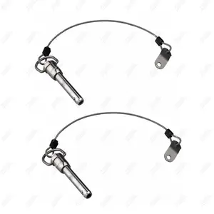 38Mm-40Mm Grip Lengte Audio Onderdelen Klink Pin Staal Bal Rvs Klink Pins Diameter 9.5mm