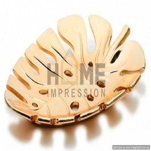 ถาดโลหะทองเหลืองชุบดีไซน์เนอร์สำหรับเสิร์ฟทุกฤดูอุปกรณ์สำหรับอาหารค่ำของตกแต่งห้องครัวสำหรับซัพพลายเออร์ขายส่ง - Product Image 3