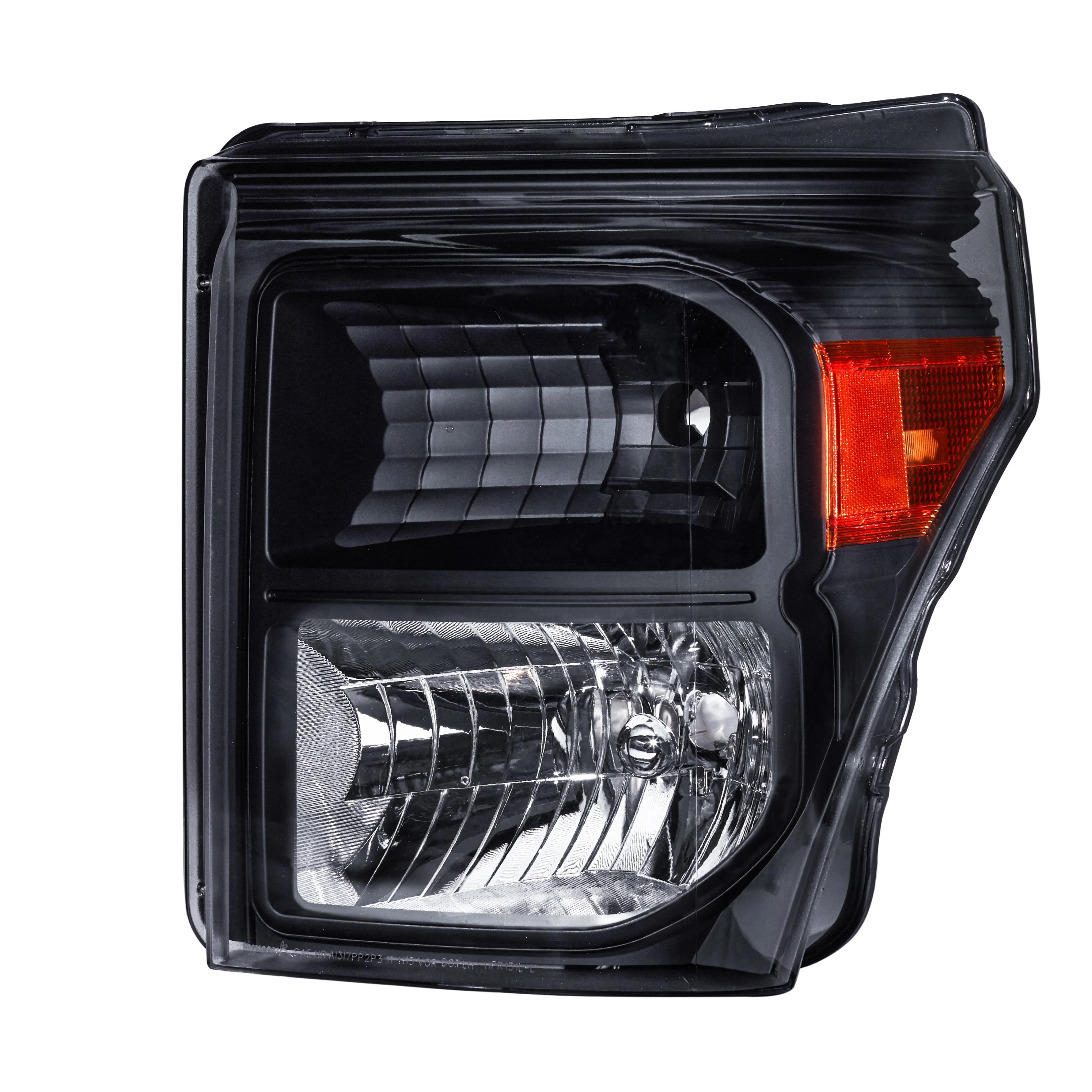 Hot-selling Super Duty Factory Style Headlights w/ Amber Reflectors FOR 2011-2016 Ford F250/F350/F450/F550 (Black /Clear)