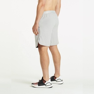 Shorts de sport confortables pour hommes Pure Platinum, entrejambe de 8 pouces, séchage rapide, frais, cordon de serrage réglable, broderie, écologiques, entraînement personnalisé - Product Image 2