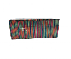 Caja de Joyería de Madera Multicolor de Diseño Exclusivo con Exterior de Hueso y Logotipo Personalizado - Decoración de Hogar de Lujo, Regalo Empresarial Perfecto para el Día de la Madre - Product Image 2
