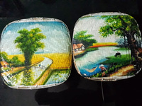 Tapis en rotin de porcelaine/tapis en osier de rotin/napperon en rotin de porcelaine à vendre (Ms.Sandy 0084587176063 WS)