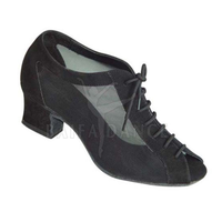 Zapatos de Baile Latino para Mujer de Alta Calidad y Comodidad, con Forro de Cuero Genuino, Tacón Bajo, para Fiesta y Salón de Baile 2023