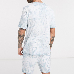 Traje deportivo de poliéster para hombre, 2 piezas, personalizado, para verano, venta al por mayor - Product Image 2