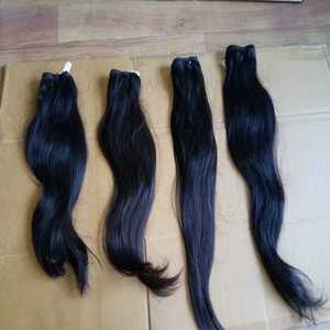 Les extensions de cheveux humains vierges indiens Remy pour le tissage de cheveux acceptent PayPal - Product Image 2
