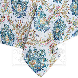 Nappe en lin d'hôtel de haute qualité Logo personnalisé Fêtes à domicile Banquets Noël Halloween Motif carré Salon Fabriqué en Chine - Product Image 2