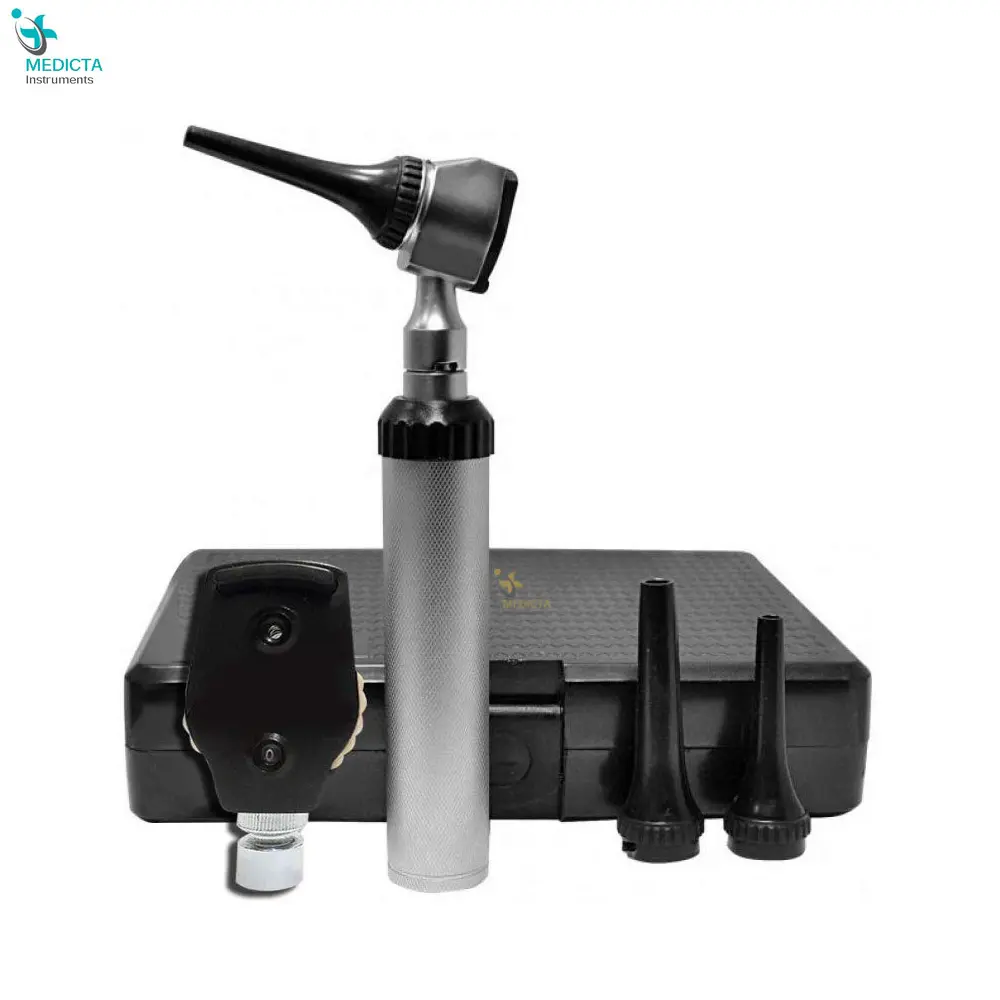 Veteriner otoskop/oftalmoskop seti-yüksek kaliteli otoskoplar/Opthalmoscopes