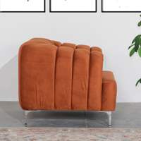 Ensemble de canapés capitonnés extensibles en bois massif moderne pour appartement, centre commercial, villa, école et hôtel, avec taille personnalisable