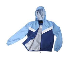 Veste légère vêtements de sport course à pied respirant extérieur deux tons coupe-vent grande taille coupe-vent veste à capuche bloc de couleur - Product Image 1