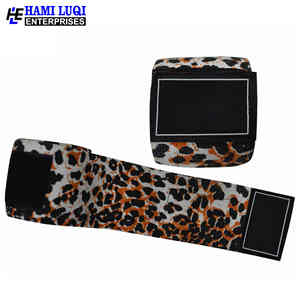 Enveloppe de genou en coton, support élastique pour l'haltérophilie, l'haltérophilie et les entraînements de gymnastique | Design imprimé pour la protection du fitness - Product Image 4