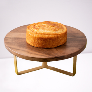 Cake Stand <b>Round</b> Shape 3D Triangular Design Platter Stand Planter <b>Stool</b> for Multipurpose Use Birthday Party Home Hotel Tradnary - Product Image 2