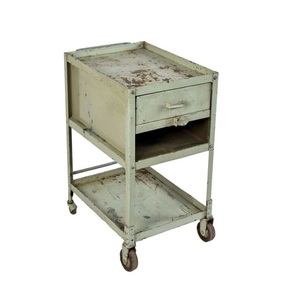 Premium Finished Industrial Iron Furniture Moving Iron Trolly/<b>Cabinet</b> - Product Image 3