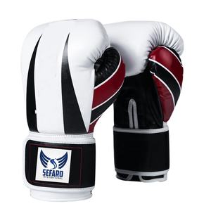 Gants de boxe de poinçonnage professionnels légers de 12oz Meilleur prix Équipement d'entraînement Logo personnalisé Tailles 8oz Fabriqué en cuir de haute qualité - Product Image 1