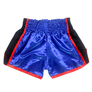 Pantalones cortos de boxeo tailandeses personalizados, nuevo estilo, bordado con logo impreso, apliques de trabajo - Product Image 5