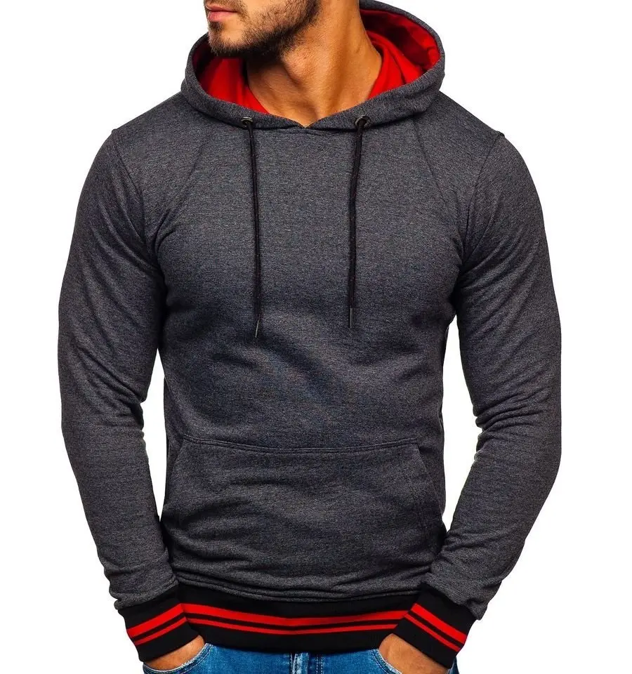 Hochwertige über Größe Street Wear Hoodie Herren Custom Pullover Sweatshirts Großhandel Baumwolle Blank Hoodies für OEM