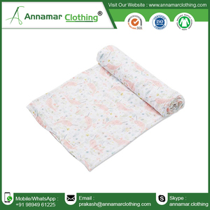 Amazon offre spéciale couverture d'emmaillotage en mousseline double gaze 100% mousseline de coton biologique couverture d'emmaillotage à 2 couches - Product Image 4