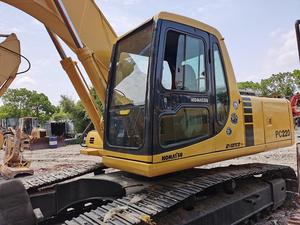 Excavatrice sur chenilles Komatsu PC220 d'occasion, poids en fonctionnement de 40 tonnes, y compris moteur, pompe, boîte de vitesses, roulement moteur PLC - Product Image 3