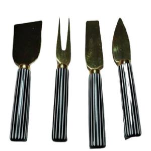 Juego de cubiertos de madera y Metal personalizados de alta calidad, conjunto de cubiertos de acero inoxidable para el hogar, Hotel y restaurante, venta al por mayor - Product Image 5