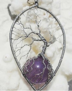 Collar de ágata de encaje loco con estilo clásico envuelto en alambre de plata 925, colgante Vintage en forma de hoja para boda, regalo de San Valentín - Product Image 2