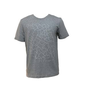 T-shirt en coton tricoté respirant 100 % personnalisé avec logo OEM pour homme, grande taille, vêtements de sport sans couture, design vierge - Product Image 5