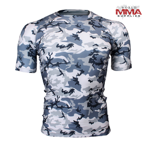 OEM การออกแบบการบีบอัด Mma ผื่นยาม Oem Mma Rashguard,ที่กำหนดเองระเหิดพิมพ์บุรุษยามผื่น - Product Image 1
