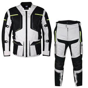 Veste de moto respirante et résistante à l'usure, 2 pièces, vêtements de course - Product Image 1