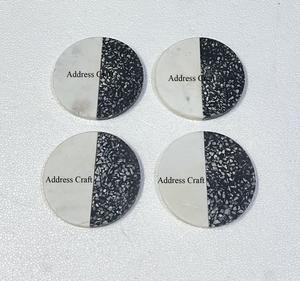 Best Quality Terrazzo Tea <b>Coasters</b> Marble <b>Coasters</b> for Drinks Mats <b>and</b> Pad Tableware Hotel Restaurant Hot Selling Resin <b>Coasters</b> - Product Image 4