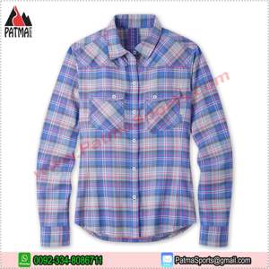 Camisas de Franela a Rayas de Primera Calidad 2025, Tela Teñida con Hilo Personalizada, Material de Algodón Ligero, Casual para Hombre y Mujer - Product Image 5