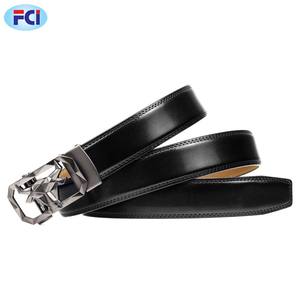 Cinturones de diseñador de lujo para hombre, hebilla de Metal con estampado de vaca, cinturón de trinquete negro, cuero genuino, alta calidad - Product Image 5