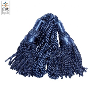 Glands en soie faits à la main personnalisés OEM avec cordon bande tuyau bannière glands cordons corde pour rideaux et vente en gros - Product Image 3