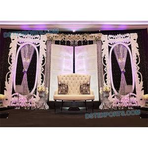 Decoración de Escenario para Bodas Árabes, Decoración de Escenario para Bodas Asiáticas, Escenario de Cristal Dorado para Bodas Indias, Decoración para Eventos en Massachusetts, Decoración para Eventos en Suiza - Product Image 3