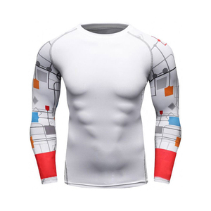 Venta al por mayor de manga larga de sublimación Rash Guard impreso camisa deportiva - Product Image 3