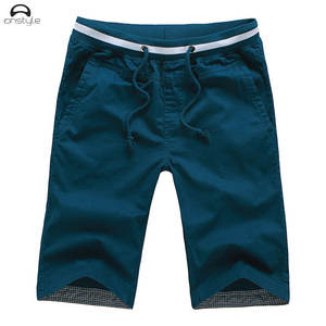 กางเกงกีฬาขาสั้นแบบเชือกผูกเอวสำหรับผู้ชาย,กางเกงเล่นยิมผ้าฝ้ายแบบเรียบง่ายสั่งตัดแบบใหม่ - Product Image 4