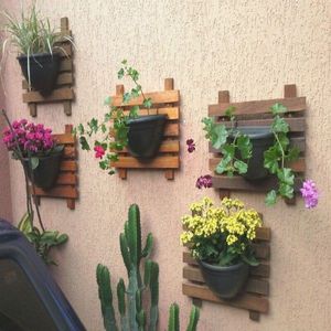 Galvanized Metal Customizable Flower Pots-Durable & Eco-Friendly for Wall <b>Hanging</b> Indoor/Outdoor Use - Product Image 3