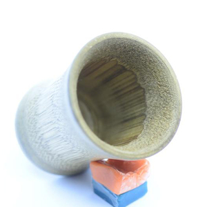 Curved shape bamboo cup, food save bamboo cup with custom logo, black bamboo cup - Product Image 1