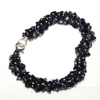 Bracelets à breloques en agate artisanale plaqués or/argent avec perles de guérison tendance pour unisexe