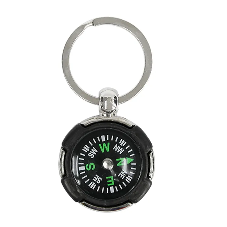 Compass Outdoor Travel Climbing Hiking Tool Key Chain Compass