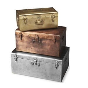 ชุดกล่องท้ายรถทำจากโลหะ3ชิ้นกล่องเก็บของแฟนซีแบบคลาสสิกมีสไตล์แฟนซีใหม่ - Product Image 2