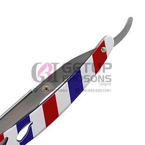 Professional Manual <b>Shaver</b> Straight Edge Stainless Steel Sharp Fold able Razor with Blade 2 Colors Professional Stainless Steel - Product Image 6