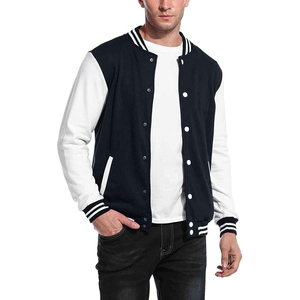 <b>Men</b>’s Varsity Windproof Windbreaker Jacket, <b>Long</b> Sleeve Lightweight Outdoor <b>Coat</b> for Casual Streetwear Sports and Travel - Product Image 1