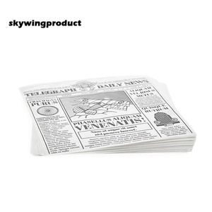 Papier d'emballage alimentaire personnalisable Skywingproduct 2026, feuilles <span class=keywords><strong>de</strong></span> papier <span class=keywords><strong>journal</strong></span> 12x16 pouces, 250 feuilles, papier 100% recyclé - Product Image 1