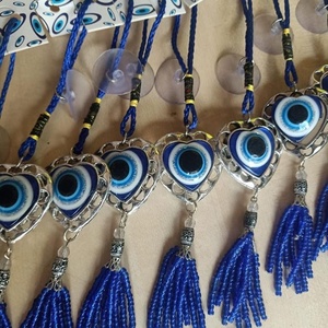 Figuras rugosas contra el mal de ojo, protección colgante de puerta Vaastu de energía negativa y ojos malvados, accesorio decorativo - Product Image 2